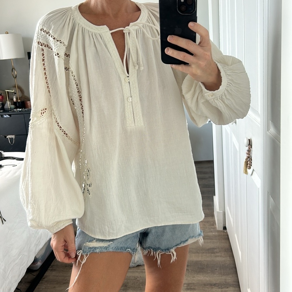 Zara Collection Embroidered Shirt S - Picture 12 of 13